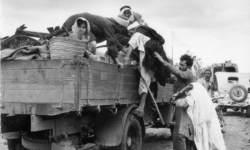 تهجير الفلسطينيين من أرضهم بعد نكبة 1948 (إنترنت)
