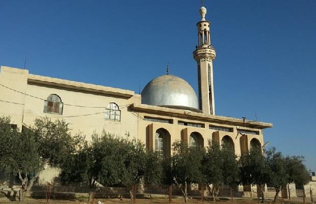 صورة قديمة لجامع بلال في بلدة الضمير