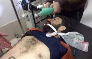 أثناء إسعاف مصابي معضمية الشام
22 كانون الأول 2015
)مشفى الغوطة(