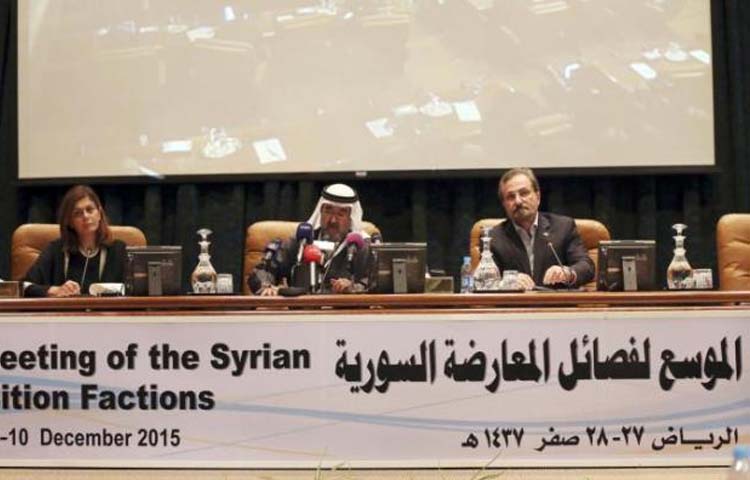 تعبيرية: اجتماع المعارضة السورية في الرياض - الأربعاء 9 كانون الأول 2015 (وكالات)