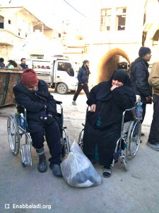 نازحون من حلب في مدينة دارة عزة (عنب بلدي)