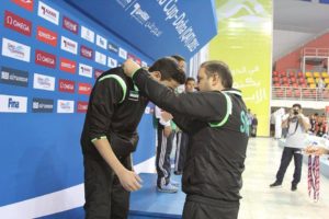 من تتويج السباحين السوريين في البطولة الدولية السابعة بقطر 2015