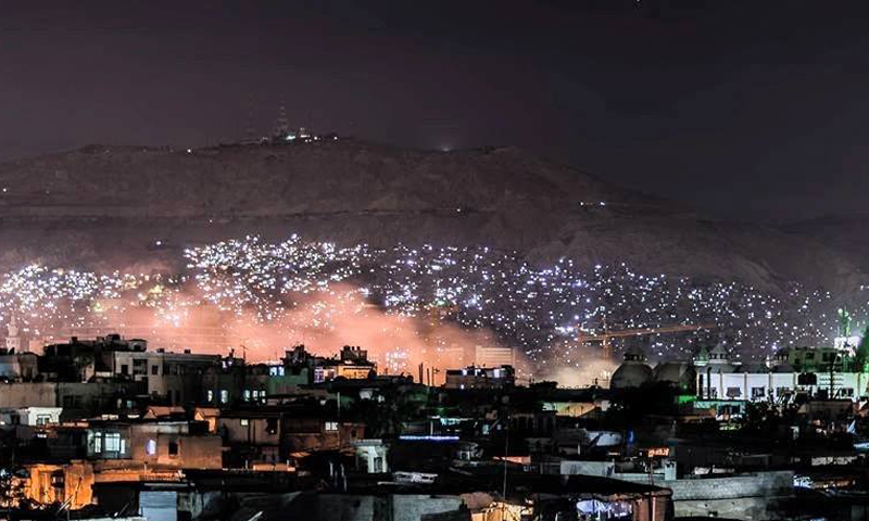 الحرائق استمرت حتى مساء السبت، 23 نيسان (دمشق الآن).