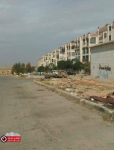 راجمة صواريخ جهنم في حي حلب الجديدة الخاضع لسيطرة النظام السوري - 30 نيسان 2016