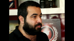 نورس يغن، معد ومقدم برامج في إذاعة نسائم سوريا - عنب بلدي. 