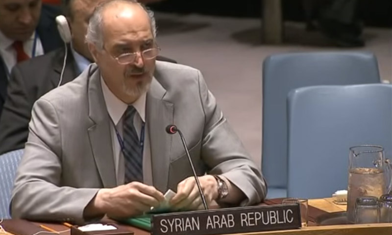 مندوب النظام السوري لدى الأمم المتحدة بشار الجعفري
