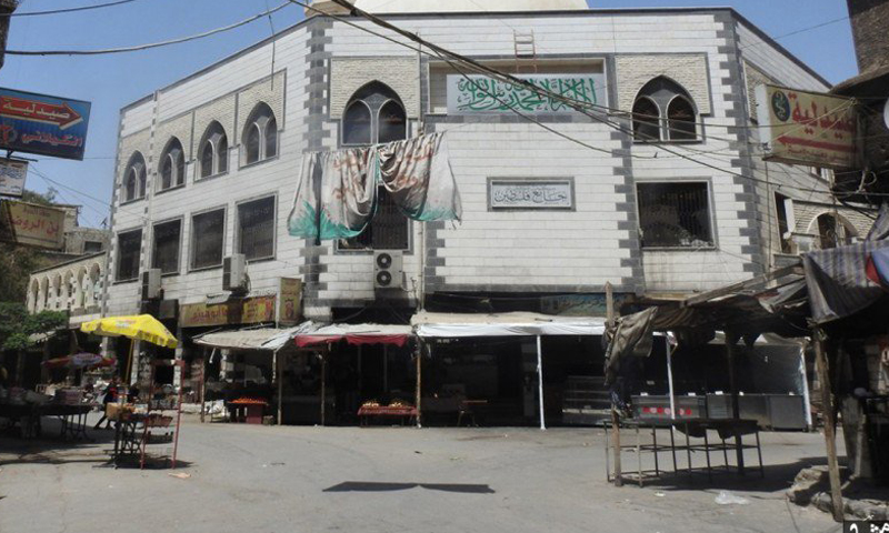 جامع الأقصى في مخيم اليرموك، الجمعة 13 أيار (تنظيم الدولة).