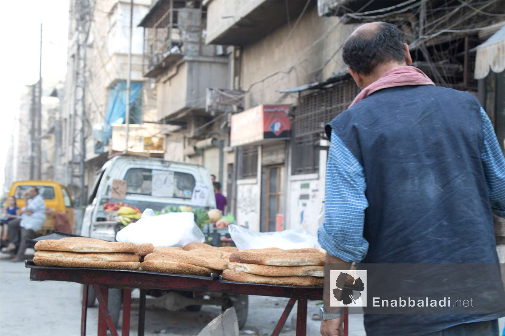 بائع معروك في مدينة حلب خلال رمضان - 13 حزيران 2016 - (عنب بلدي)