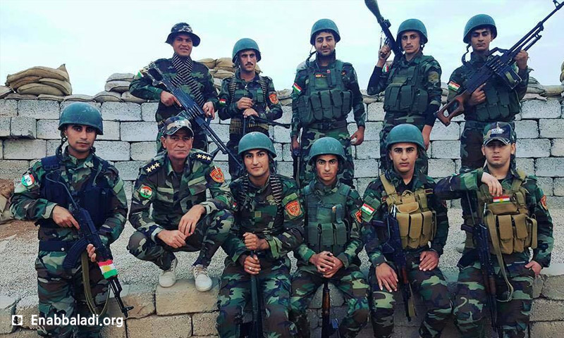 مقاتلون من "بيشمركة روج آفا" في كردستان العراق - أيار 2016 (عنب بلدي)