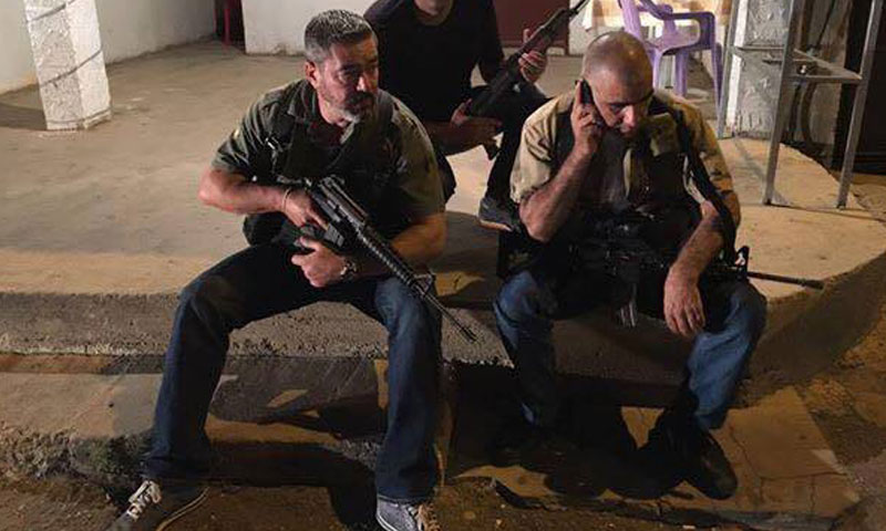 مسلحون مسيحيون في بلدة القاع اللبنانية- الاثنين 28 حزيران (إنترنت)