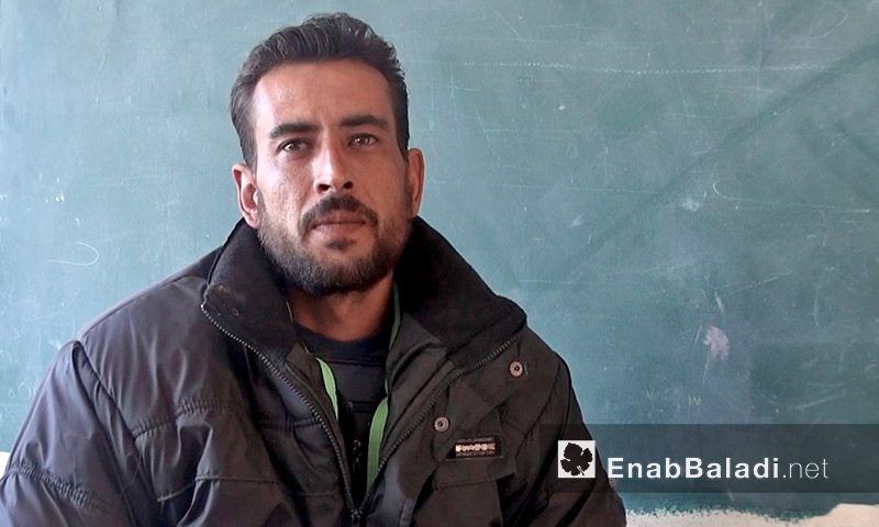 المدرس عامر التركماني- توفي متأثرًا بجراحه في درعا البلد- الجمعة 29 تموز (عنب بلدي)