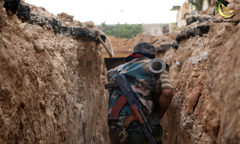 مقاتل من "الجيش الحر" في داريا - الخميس 14 تموز (لواء شهداء الإسلام)