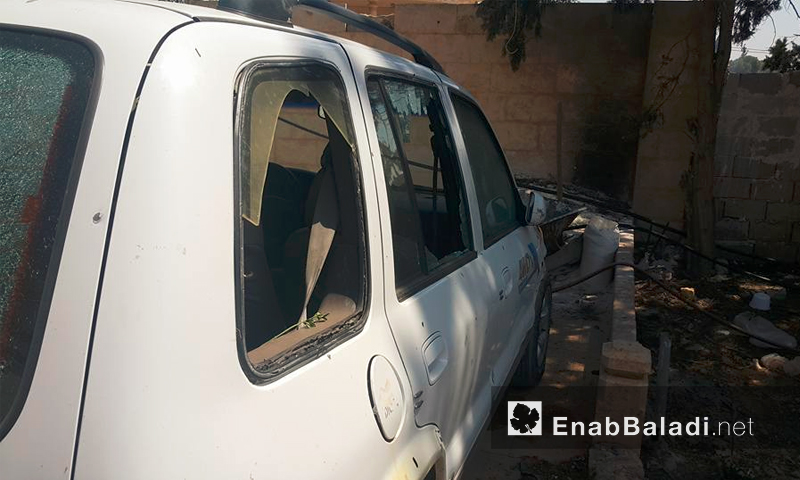 آثار القصف على منزل مراسل عنب بلدي في ريف حلب - الاثنين 18 تموز (عنب بلدي)