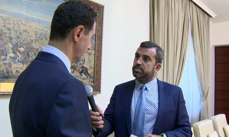 بشار الأسد يتحدث إلى محطة "ETV" اليونانية- الأربعاء 25 تموز (يوتيوب)