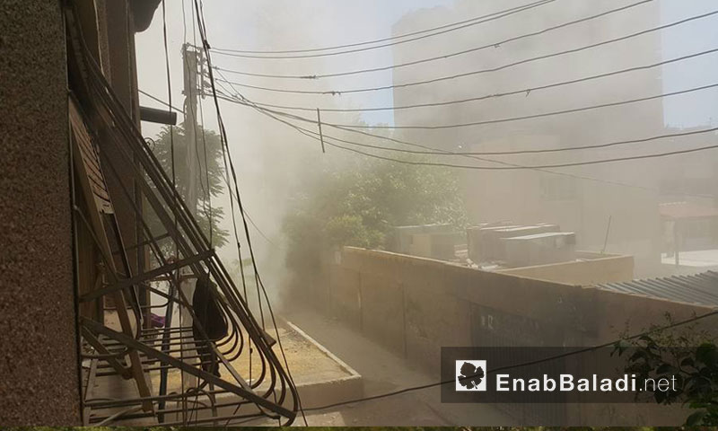 غارة جوية على مدينة دوما- الأحد 24 تموز (عنب بلدي)