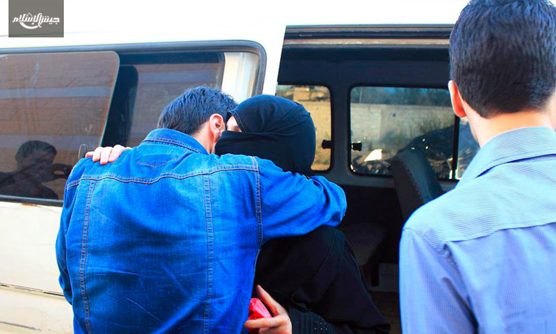 المعتقلة فاديا القطيفاني وعائلتها - الأربعاء 20 تموز (جيش الإسلام)