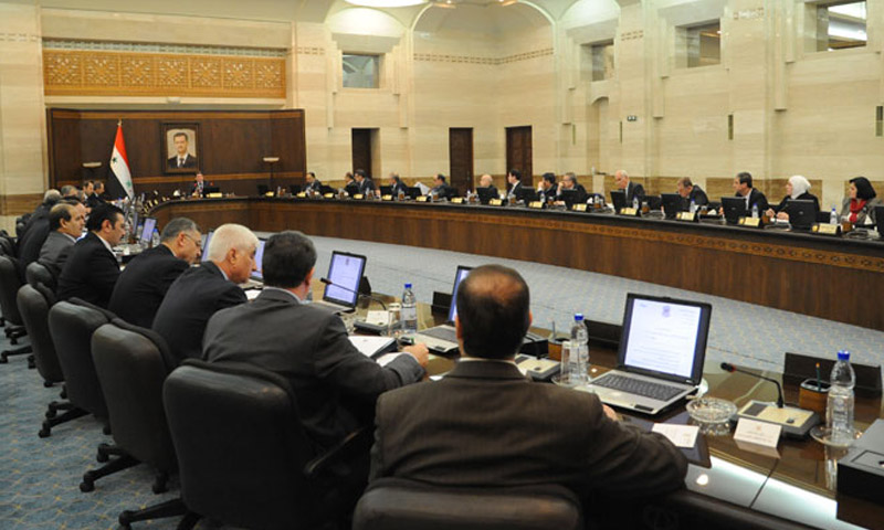 اجتماع لمجلس وزراء النظام السوري (أرشيفية)