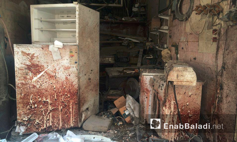 آثار القصف على حي المشهد في حلب - 21 تموز 2016 (أرشيف عنب بلدي)