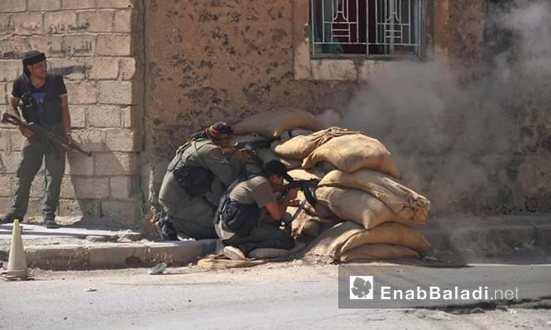 قوات "أسايش" قرب حي تل حجر في الحسكة - الخميس 18 آب (عنب بلدي)