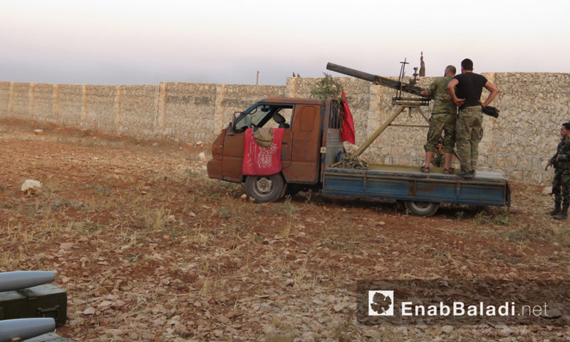 "لواء السلطان مراد" يجهز صواريخه قبل استهداف الأكاديمية العسكرية في حلب - الاثنين 8 آب (عنب بلدي)