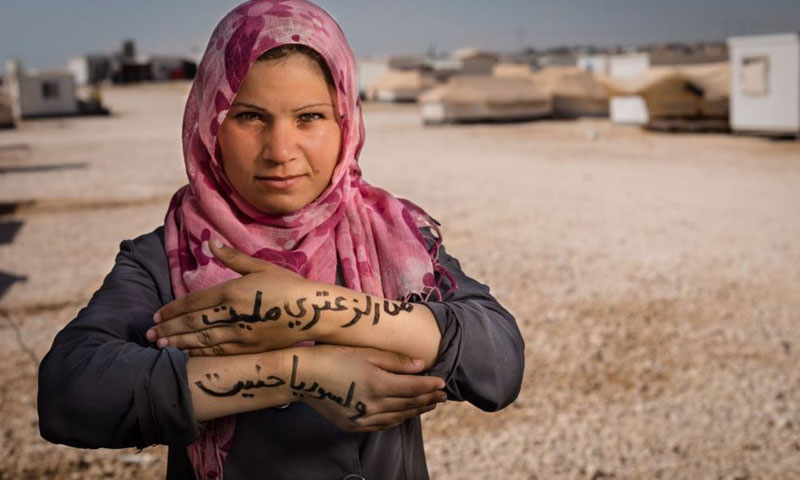 طفلة سورية في مخيم الزعتري في الأردن (أرشيفية)
