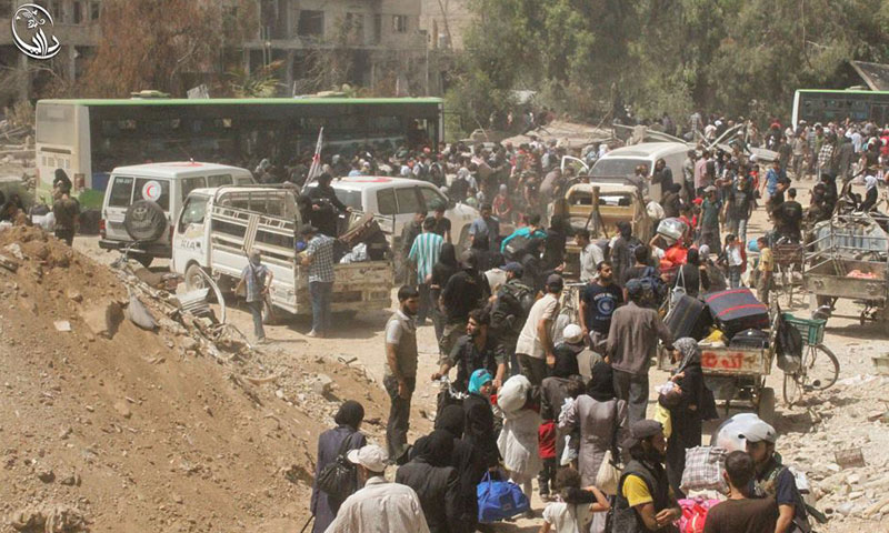 تفريغ داريا من سكانها ومقاتليها- الجمعة 26 آب (المجلس المحلي)