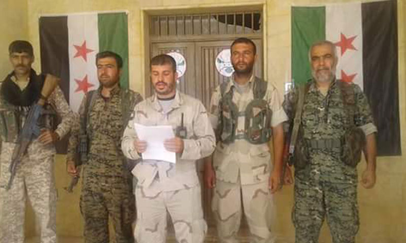 عبد الستار الجادر يعلن تأسيس المجلس العسكري في جرابلس (تويتر)