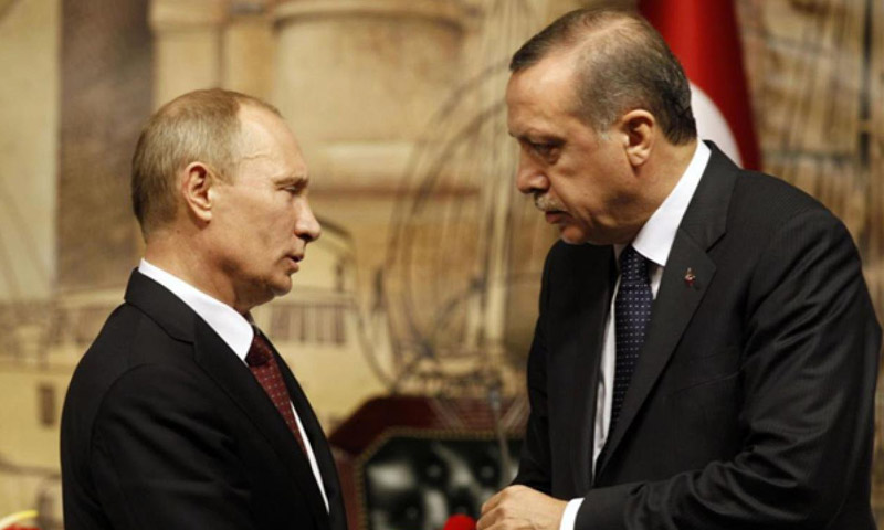الرئيسان التركي رجب طيب أردوغان، والروسي فلاديمير بوتين (إنترنت)