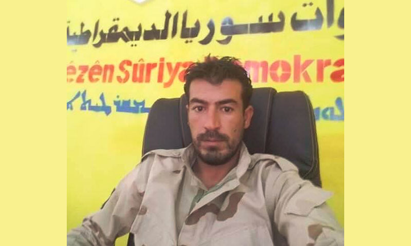 قائد "لواء السلاجقة" التابع لقوات "سوريا الديمقراطية" هاني الملا (تويتر)