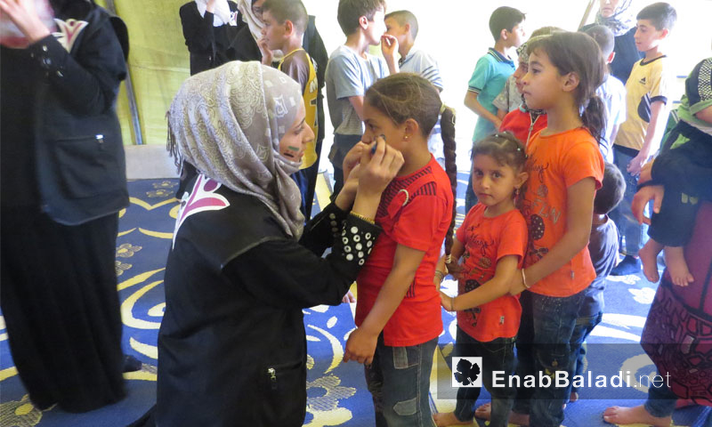 نشاطات رابطة المرأة المتعلمة تستهدف أطفال داريا في إدلب - أيلول 2016
