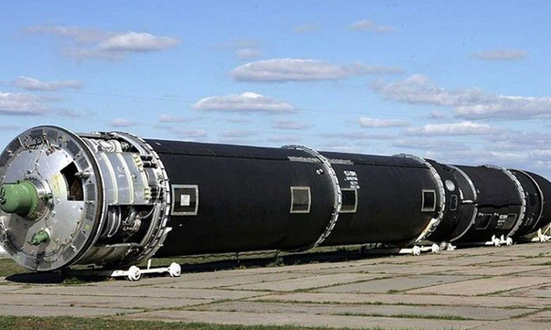 صاروخ "سارمات" البالستي الروسي (روسيا اليوم)