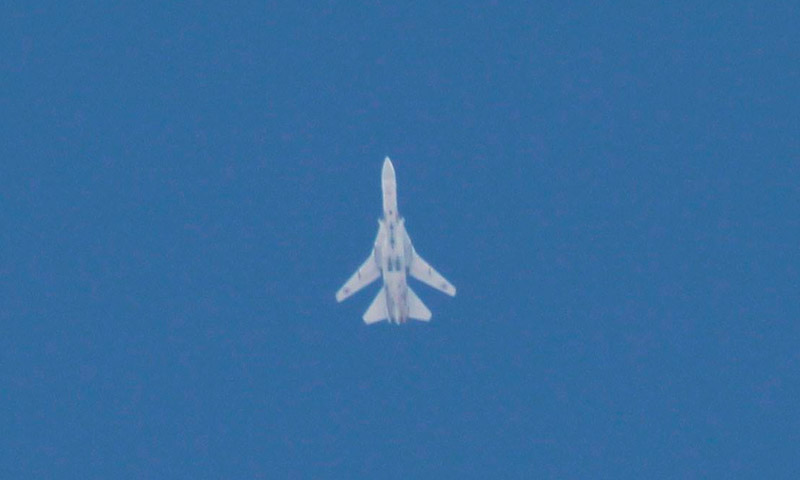 طائرة روسية شمال سوريا - تشرين الأول 2015 (ناشطون)