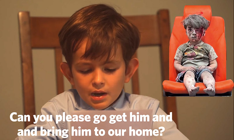 الطفل الأمريكي أليكس يقرأ رسالته إلى أوباما (يوتيوب)
