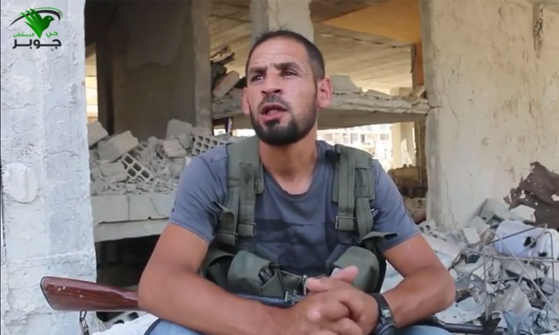المقاتل "أبو علي زيبق" (يوتيوب)