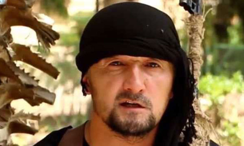 القيادي الطاجيكي في صفوف "الدولة الإسلامية" غول مراد حليموف (يوتيوب)