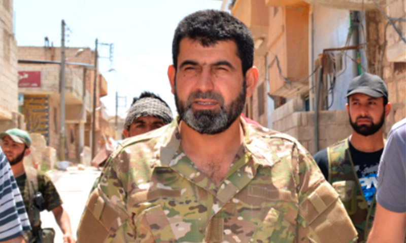 قائد "جيش المجاهدين" العامل في حلب، المقدم محمد جمعة بكور (تويتر)