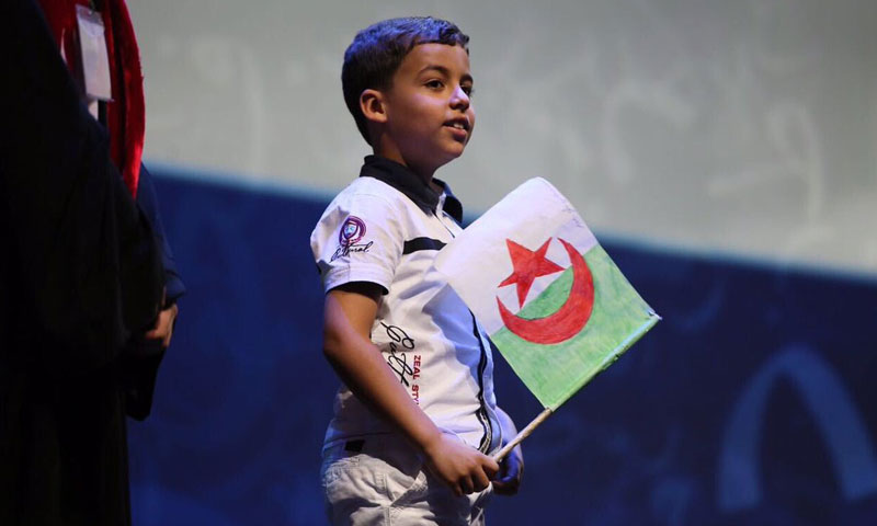 الطفل الجزائري عبد الله فرح جلود (وكالات)