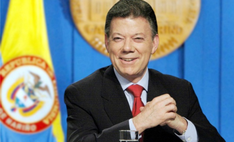 الرئيس الكولمبي خوان مانويل سانتوس 