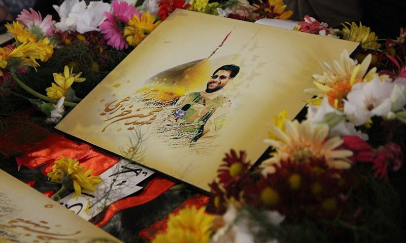 من مراسم تشييع الإعلامي الإيراني محسن خزاعي في "السيدة زينب" بدمشق- الاثنين 14 تشرين الثاني (تسنيم)