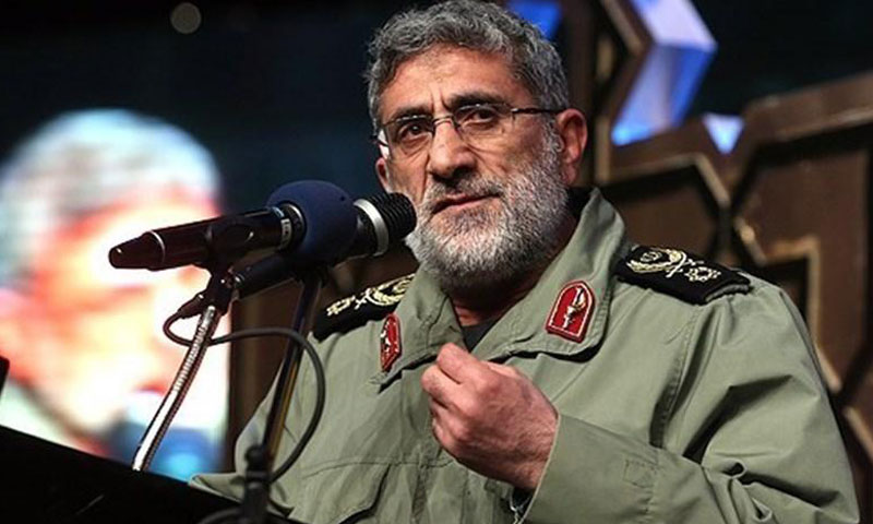 العميد إسماعيل قاآني، نائب قائد "فيلق القدس" التابع لـ "الحرس الثوري" الإيراني (وكالات)