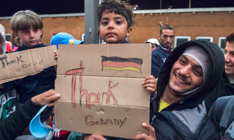 لاجئون سوريون في ألمانيا - 2015 (أرشيفية من الإنترنت)