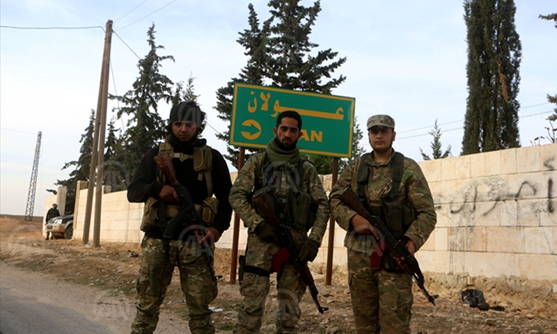 مقاتلون من "الجيش الحر" شمال حلب - 15 تشرين الثاني (وكالة الأناضول)