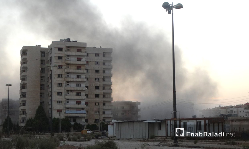 آثار القصف على حي الوعر في حمص - 15 تشرين الثاني 2016 (عنب بلدي)