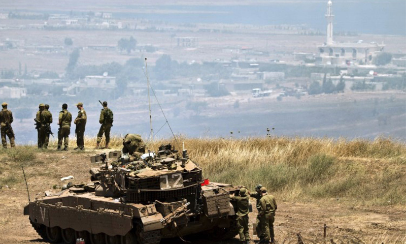 عناصر من جيش الدفاع الإسرائيلي في الجولان المحتل_(انترنت)