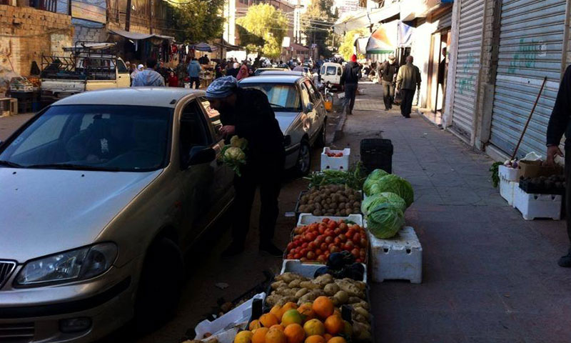 بلدة قدسيا في ريف دمشق- 27 تشرين الثاني (فيس بوك)