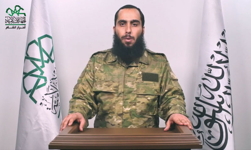 المهندس علي العمر- قائد حركة "أحرار الشام الإسلامية" (يوتيوب)