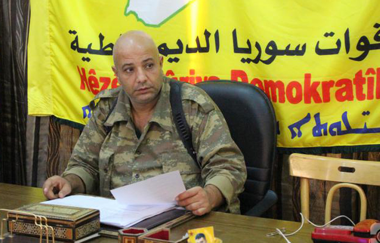 العقيد طلال سلو، المتحدث باسم قوات سوريا الديمقراطية
