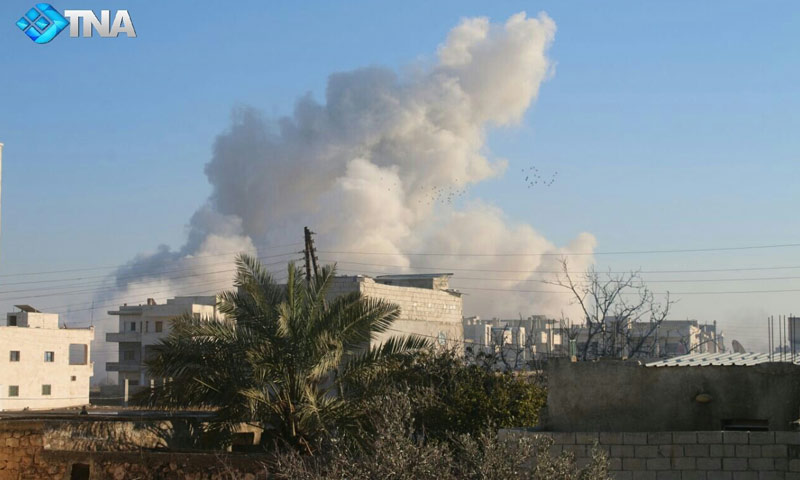 استهداف أطراف بلدة النيرب بغارة جوية تسببت بسقوط ضحايا- الأحد 22 كانون الثاني (ثقة)