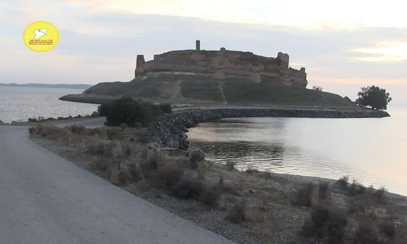 قلعة "جعبر" الأثرية في ريف الرقة الغربي (قسد)