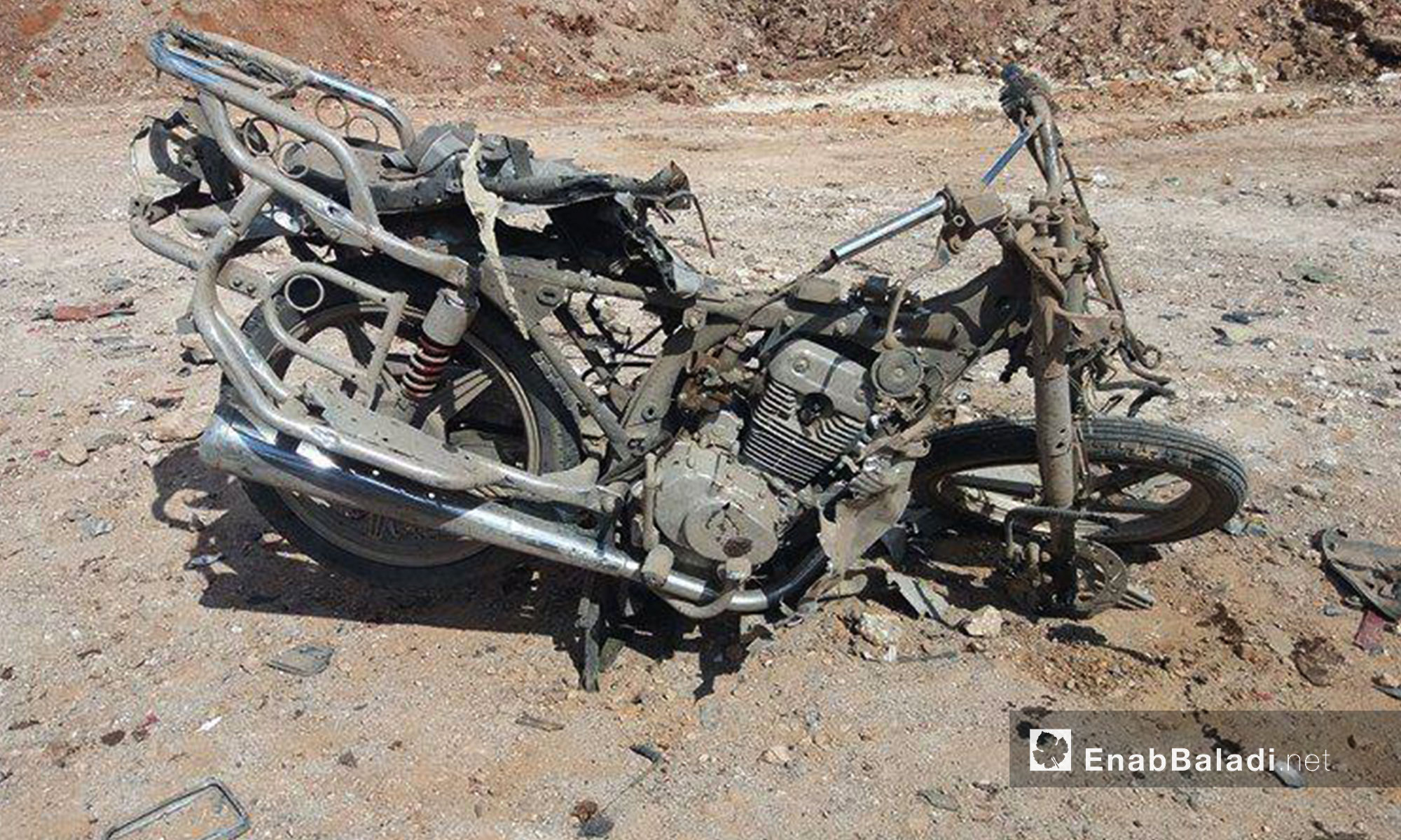 آثار التفجير في قرية سوسيان على ممتلكات المدنيين - 24 شباط 2017 (عنب بلدي)
